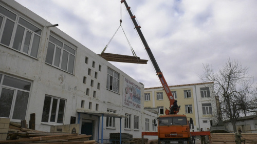 В Дербенте продолжается капремонт кадетского корпуса 