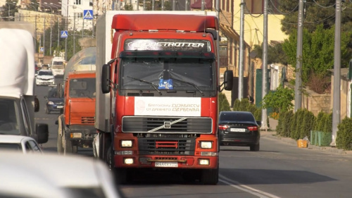 В Мелитополь доставили гуманитарную помощь из Дербента