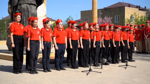 В Дербенте состоялся торжественный прием учащихся в ряды «Юнармии»