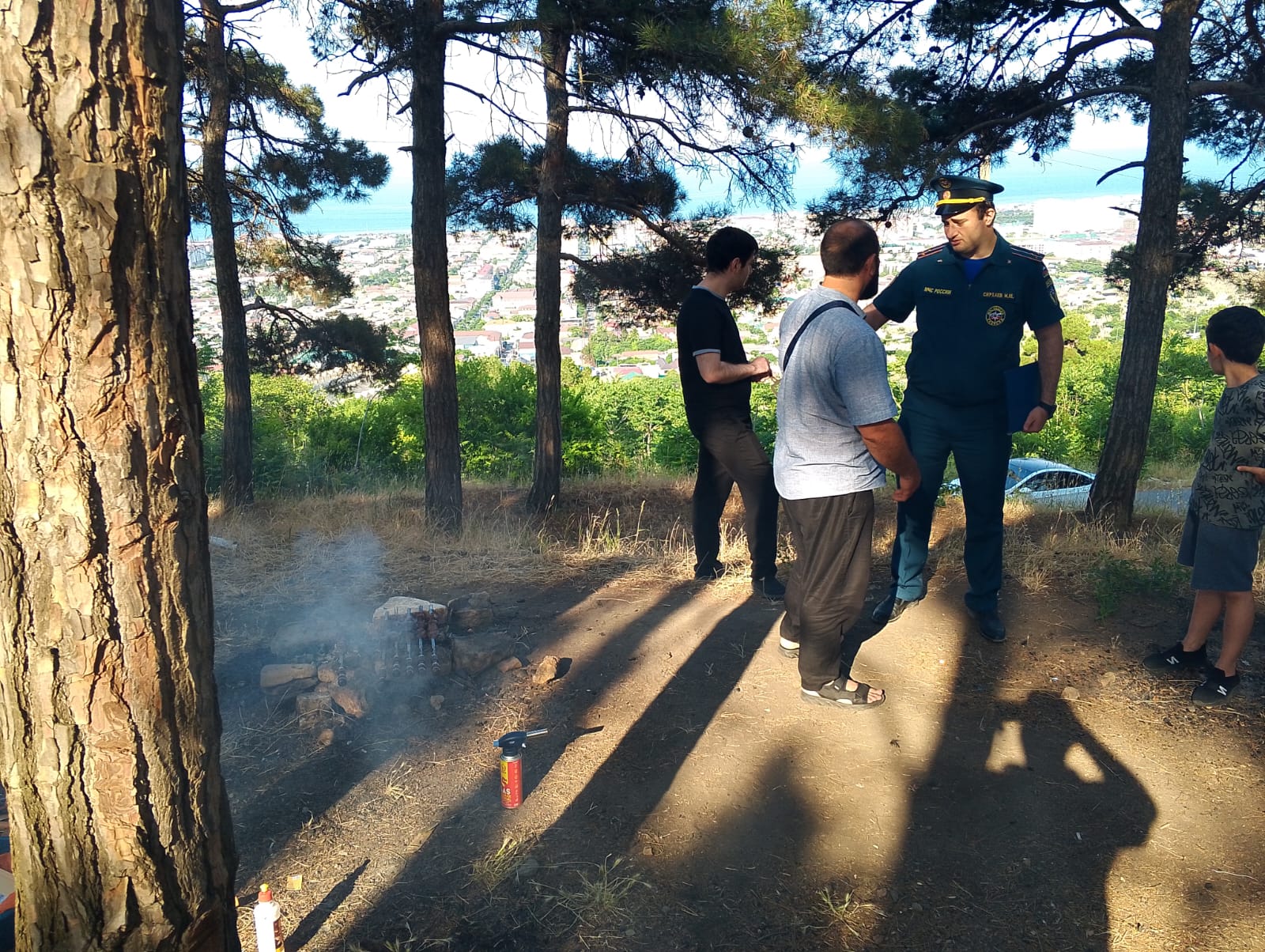 Профилактика   пожарной   безопасности   на территории природного  парка  «Сосновый  бор»