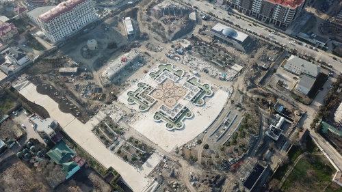 В Дербенте строительство масштабного фонта вышло на финишную прямую