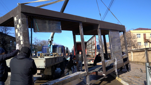 В Дербенте устанавливают умные остановки