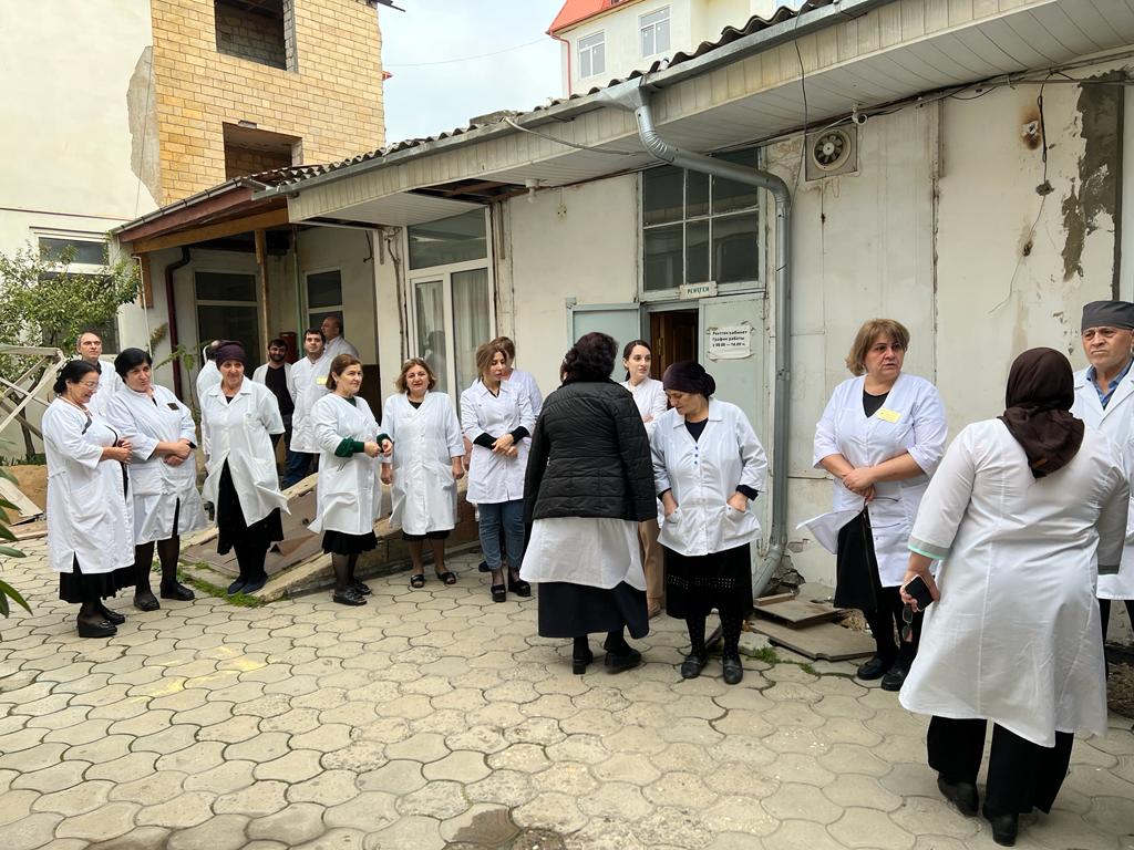 Тренировка по эвакуации в стоматологической поликлинике ГБУ РД «Дербентская ЦГБ» 