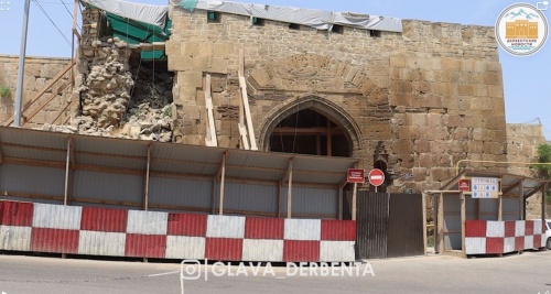 В Дербенте восстанавливают ворота Орта-Капы