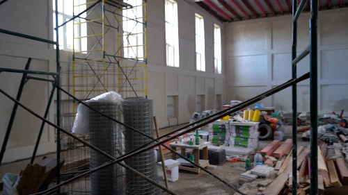 Капремонт спортивной школы №1 близится к завершению