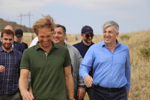 В парке Низами Гянджеви появится фонтан от Сбербанка России. Дербент посетил специалист по проектированию фонтанов  Джей Кей