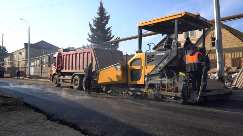 Началось асфальтирование ул. Фермерская 